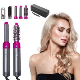 5 In 1 Curling Set With Brush Motor Hair Styler Hot Air Brush