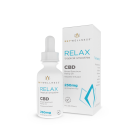 Sky Wellness CBD Relax Oil Drops 250mg Tropical Smoothie