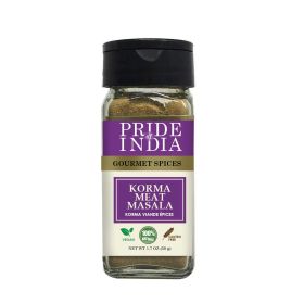 Pride of India ‚Äì Korma Meat Masala Mix ‚Äì Ideal for Traditional Meat/Lamb Curry ‚Äì Gourmet & Flavorful ‚Äì Seasoning Spice Blend ‚Äì Easy to Use - (size: 1.7 oz)