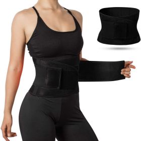 Neoprene Waist Trainer (Color: Black, size: L)