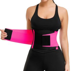 Neoprene Waist Trainer (Color: Pink, size: XL)